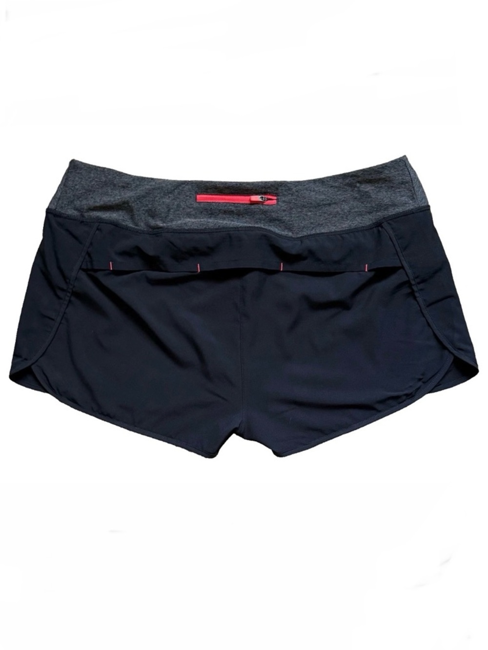 MPG Women's Black Athletic Shorts Running Gym Training Lined Zipper Pocket EUC - Picture 2 of 9